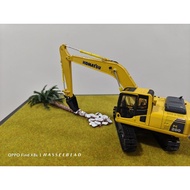 excavator komatsu pc200 chipping cipping scale model diecast with cover box mini excavator diecast s