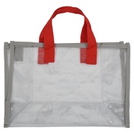 Transparent Jelly Beach Bag Ladies Handbag Large Capacity Shoulder Bag Swimsuit Collection Bag Portable Waterproof Handbag