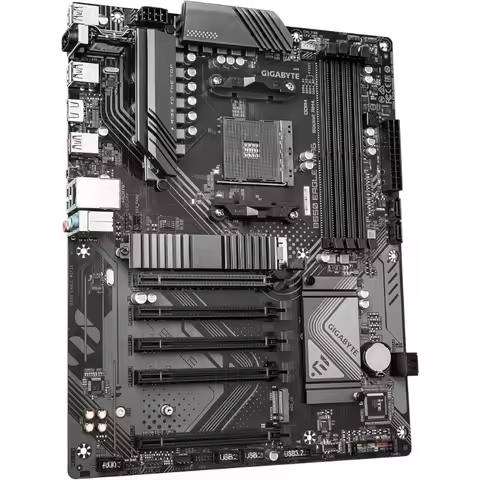 AMD AM4 ATX Motherboard with WIFI6, 2X M.2 Slots, PCIe 4.0, DDR4 Support for Ryzen 5000 Series Proce