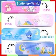 Pencil Case Cute Cartoon 2 Layer B-9| Kotak Pencel | Barang Sekolah Cute - Ready Stock