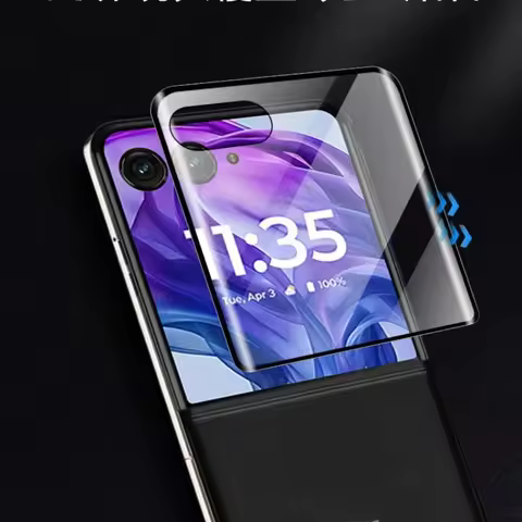 3D Curved Tempered Glass Screen Protector For Motorola Moto RAZR 50s 50Ultra Razr 50 Clear Full Cove