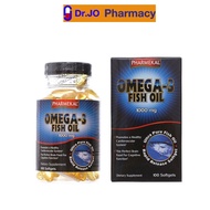 Pharmekal Omega-3 Fish Oil Fish Oil Is Good For The Heart 100 Tablets (Box)