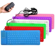 85-Keys Foldable Soft Keyboard Flexible Keyboard Waterproof USB Keyboard Mouse for PC Laptop