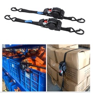 ilikestore Fabater Retractable Ratchet Straps  (2-Pack) 1.5in x 8.2ft Self Tie Down 1760lb Break Str