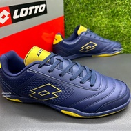 LOTTO Katin F1426 Futsal Shoes | Kasut Futsal (Black-Green | Black-Orange | Navy) 100% Original - Re