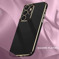 iQOO5 iQOO7 iQOO8 iQOO9T Luxury Electroplate Plating TPU Phone Case For Vivo iQOO 5 7 8 9T 10 Pro An