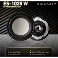 Embassy 10 inch Subwoofer Embassy ES-1028W Subwoofer
