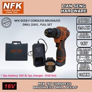 NFK 16V CORDLESS  BRUSHLESS DRILL DCE8-F
