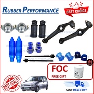 1 COMBO SET DEPAN/FRONT SUSPENSION PART PERODUA KANCIL 850 LOWER ARM BUSH ABSORBER MOUNTING COVER STABILIZER BUSH