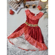Second-Hand Elena Princess Dress**Uk Label/Curbul 4-6y/Chest Size 26 Inches** Of Avador Very Cute El
