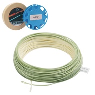 Maximum 90FT Trout Fly Fishing Line 4/5/6wt Beige/Sage Weight Forward Floating Fly Line With Welded 