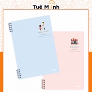 XO Double spring notebook with dotted lines 6x6 mm B5 120 pages Klong Ms 504, Klong notebook with no