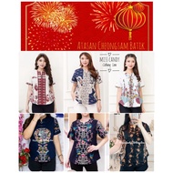 118 Atasan Batik Modern Model Cheongsam / Blouse Batik Model Cheongsam