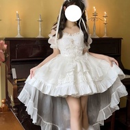 [ Hàng Sẵn - Câu Chuyện Hoa Hồng ] Cô gái đường trắng thiết kế mới nguyên bản Lolita Trang Phục Tây 