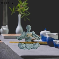 Dickly Small Sandstone Monkey Wukong Statue for Home Office Multipurpose Artistic 12x6x10.3cm Monkey