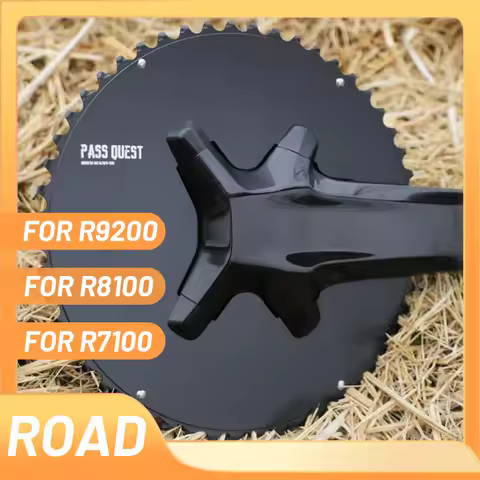 110 Bcd Chainring 4 Bolt Double Aero Chainring 110bcd Silver Plate For Shimano 105 7100 Dura Ace 920