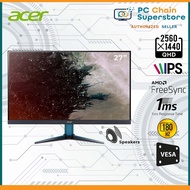 Acer Nitro VG271U M3bmiipx Gaming Monitor - 27" 2K WQHD (2560x1440) IPS | 180Hz OC | 1ms GTG | Frees