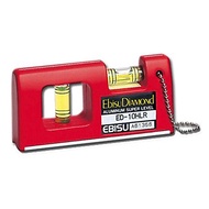 EBISU DIAMOND PLUMB LEVEL WATER LEVEL 100MM ED-10HLMR MADE IN JAPAN