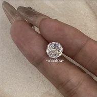 Lemon Tears Injury 6mm Millennium Rose Cut Ear Nails Exquisite and Versatile Ear Bone Nails Summer S