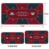 Ton Texas Hold'em Poker Card Mat – High Quality, Luxurious, Casino Standard Felt