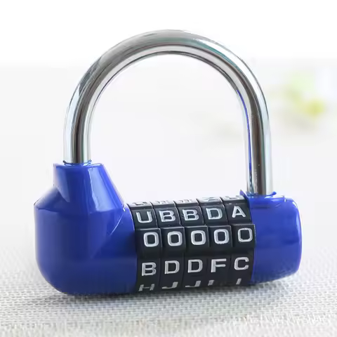 5 Letter Word Lock,5 Digit Combination Lock,Safety Padlock for School Gym Locker,Sports Locker,Fence