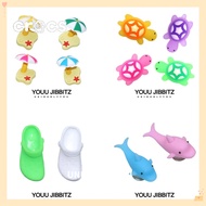 hole Jibtiz Turtle Jibtiz 3D Umbrella Shoe Buckle charm hole Dolphin hole Accessories