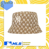 100% authentic MLB cap JACQUARD MONOGRAM BUCKET HAT NEW YORK YANKEES bucket hat sun hat Korean bucke