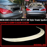 MERCEDES-BENZ CLA-CLASS W117 AM STYLE TRUNK SPOILER CLA180 CLA200 CLA220 CLA250 ABS SKIRT LIP BODYKI