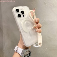 【3in1 Set】Magnetic Silicone Case for iPhone 16 Pro Max/16 15 14 Plus 13 12 11 Pro Max casing Frosted