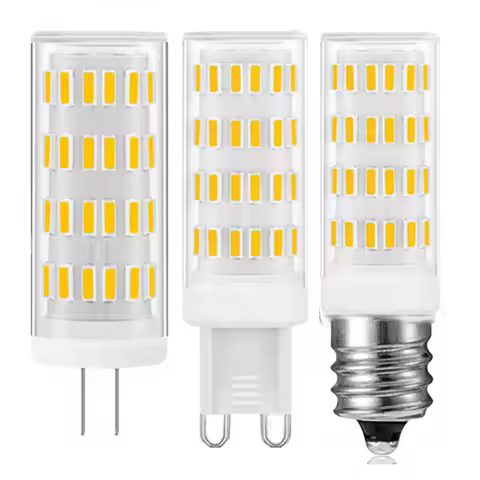 1pc AC DC12v 24v G4 G9 E14 3000k Natural White 4000K 6000K 5W LED Corn Lamp 12V 24V LED Spotlight Ca