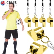 CHINK 2pcs Metal Whistle Soccer Football Basketball Referee Sport Rugby Party Training School Stainless Steel Whistles