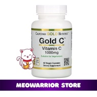 Gold C Vitamin C 1000 mg California Gold Nutrition milligram C1000 60 capsules