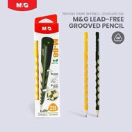 M&G 2B Triangle Shape Slim Grooved Graphite Pencil (12Pcs)