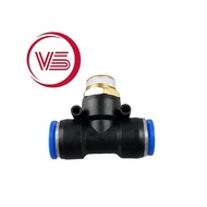 PB Pneumatic Male Branch Tee Plastic Push In Fitting FB Series Pneumatic Fitting