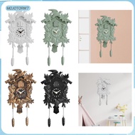 [mojotorw7] Cuckoo Clock Wall Clock with Hourly Chime Stylish Plastic Mechanism for Wall Home Office
