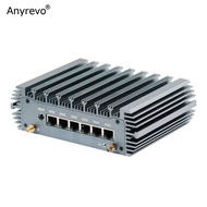 12th Gen N100 N150 N305 6*2.5G I226-V Lan Firewall Router PfSense OPNsense Computer Case DDR5 1*RS23