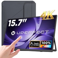 UPERFECT 【Local delivery】4K Portable Monitor UHD  USB C Monitor 3840X2160 HDR FreeSync Speaker Type-