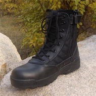 SWAT Bootรองเท้าทหาร รองเท้าคอมแบท รองเท้า รด รองเท้าจังเกิ้ล แบบมีซิป​ใจTactical Swat Boots Combat 