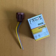 หลอดไฟรถยนต์ + ปลั๊กตรงรุ่น 9012 Hir2 12V/55W 9006 HB4 H11 Fagis/OSRAM หลอดไฟสูง-ต่ำ หลอดไฟหน้า