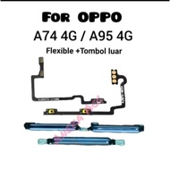 TOMBOL VOLUME A74 4G/A95 4G ON OFF BUTTON SET