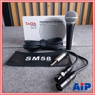 TADA SM-58 ไมค์สาย ไมค์สาย ไมค์ไดนามิก SM 58 SM58ไมค์คาราโอเกะ ไมค์ร้องเพลง แถมฟรี สาย 5 เมตร แจ็คทด