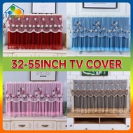 TV Cover 32/42/55 Inch LCD Monitor Home Decorative Lace Embroidery TV dust Cover