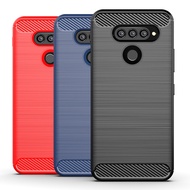 Anti-Crack Casing for LG Velvet G6 G6+ Q6+ Q7+ Q6 Q7 Q8 Q8S Q8X ThhinQ Q92 Q70 Q Stylo 4 Stylus+ Stylo 5 5+ 5X V50S ThinQ Soft Carbon Phone Case Soft Cover