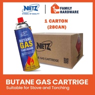 NIETZ 1CARTON 28CAN Butane Gas Cartridge Portable Gas Stove Gas Torch Gas Cooker 炉气罐
