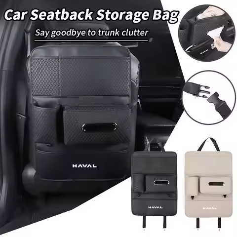 Car Anti-Kick Pad Seatback Organizer Trunk Storage Bag Accessories For Great Wall Haval F7 H6 H2 H3 