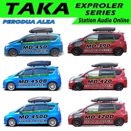 PERODUA ALZA TAKA ROOFBOX (MD-450 MD-390 MD-450D MD420 MD420D) WITH UNIVERSAL RACK
