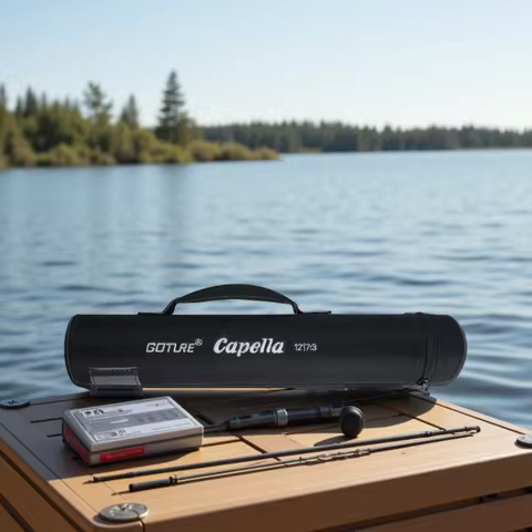 Goture New Fly Fishing Rod Combo Tenkara 12FT Classical Portable Ultra Light IM8 Carbon Fiber Trout 