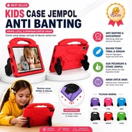 IPad A16 (Gen 11) 2025 Children's iPad Case Silicone Casing Cute Kids Thumb Stand Shockproof