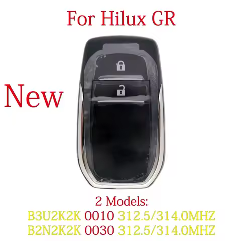 Baojiangda smart key fit for Toyota Hilux GR 312.5/314MHz 8A b3u2k2k 0010 b2n2k2k 0030 Russian marke