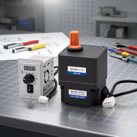 High Speed Brushless Gear Motor 200W/400W/750W High Torque Electric BLDC DC 24V/AC 220V 3000RPM with
